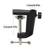Aluminum Alloy Microphone Stand Table Mount Clamp With Stable Base For Easy Positioning Heavy Duty C Clamp Mount