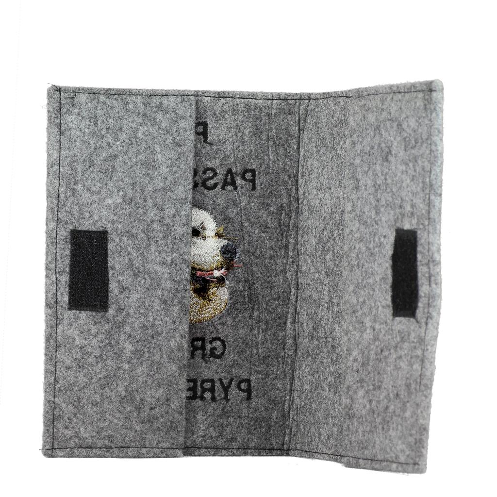 Pyrenean Mountain Dog, Great Pyrenees, Pyrenean Shepherd - Dog Passport Case, Document Case, Gift for the Traveller from the Art-Dog Brand