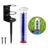 Garden Ornaments Rain Gauges Featuring Metal Base Combining Functionality and Styles for Outdoor Decoration