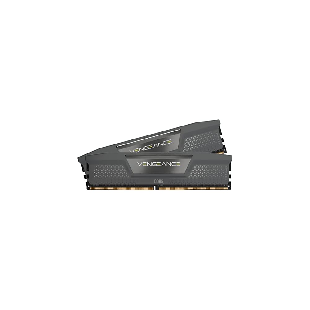 

CORSAIR DDR5-6000MHz Desktop PC Memory, VENGEANCE DDR5 Series (PC5-48000), AMD EXPO Memory Kit, 32GB Black, Frame [2 x 16GB], CMK32GX5M2E6000Z36