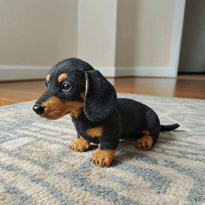 2Pcs Emotional Support Dachshund Plush Toy Soft Stuffed Animal Couch Companion for Stress Relief Anxiety Comfort & Relaxation