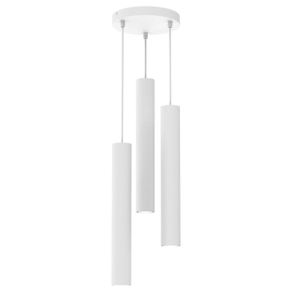 Lampa Wisząca Hudson 3 Gu10 Biały Milagro Mlp8800