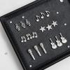 10Pcs Notes Guitar Microphone Punk Style Music Elements Rivet Nail Decor Silvery Instruments Metal Nail Art Charms Decoration