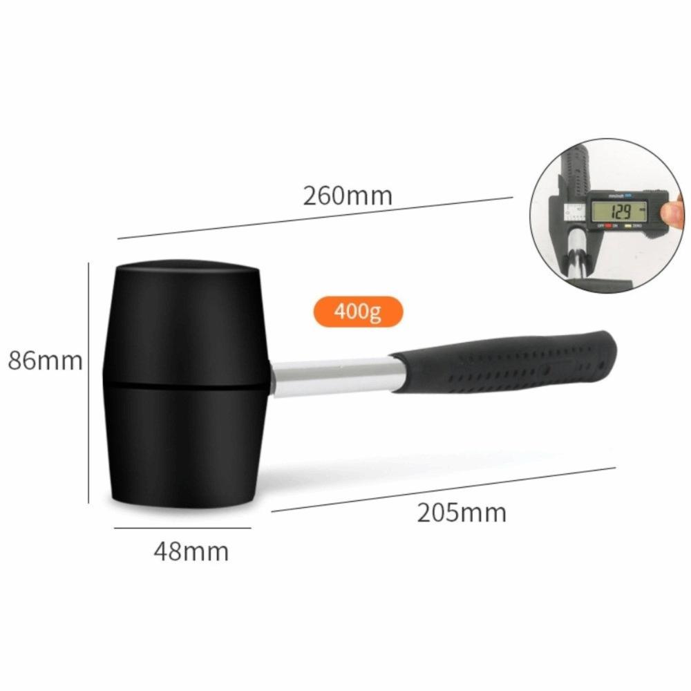 Doppelkopf Gummihammer Weichschlag Hammer Langlebiger Bodenfliesenhammer Heimwerker