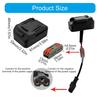 Strong Plastic Cable With 1.5mm² Thick Wire Battery Converter For Quick And Secure Power Transfer Professional Use