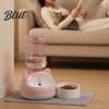 Easy To Clean Cat Water Supply Automatic Dispenser Auto Refill Pet Feeder Cute Dispenser Ear Design Bottle Adapter Threaded Bowl for Cats