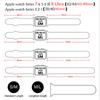 Silikonarmband für Apple Watch Band 49mm 45mm 44mm 42mm 41mm 40mm 38mm Armband Armband Gürtel iWatch Serie 8 7 6 5 4 3 SE Band