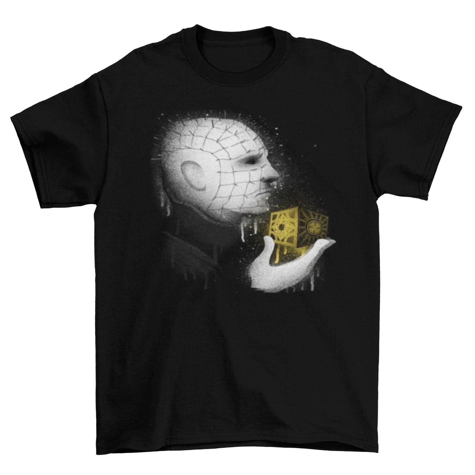 Футболка Hellraiser Pinhead Унисекс Взрослый Ценобиты Хэллоуин Хоррор Размеры Новая XL