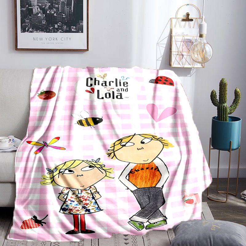 Lola Adventure Throws Blanket Flannel Blankets Plush for Couch Bed Gifts for Men Women Travel Picnic Blanket Christmas Fan Gifts