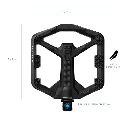 CRANKBROTHERS Stamp 0 Pedals, Black