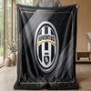Juventus FC Theme blanket Soft Flannel Blanket Plush Throw Blanket Cozy Sofa Bed Blanket for Home Decor