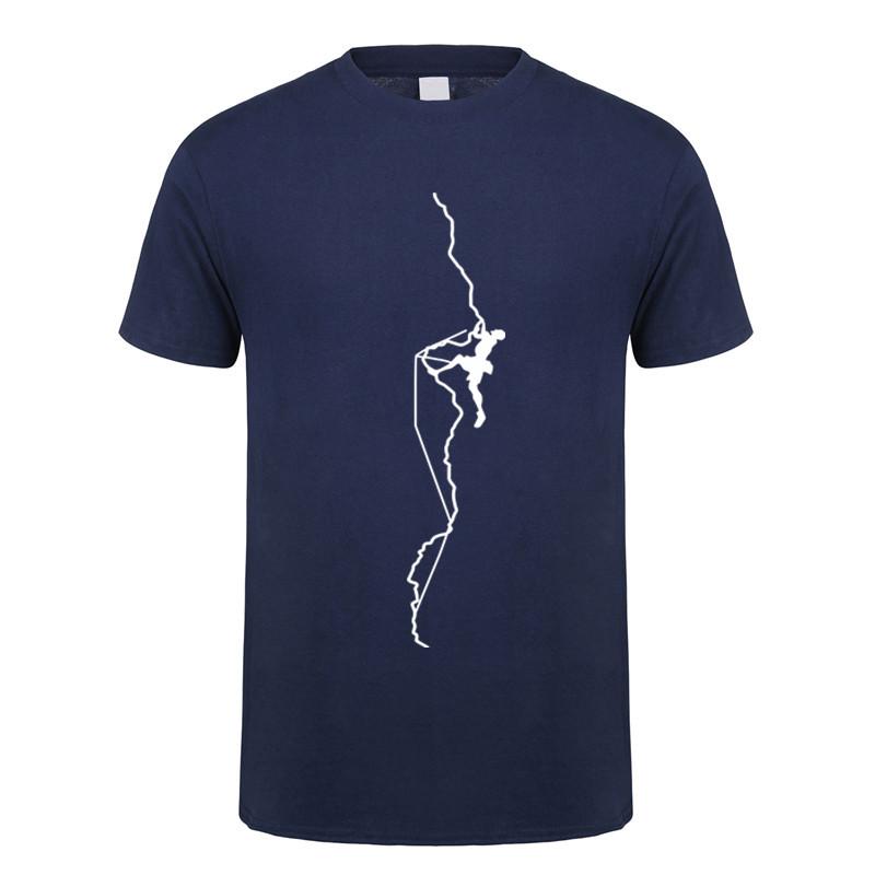 Funny Climbing T Shirt Mens Cotton Short Sleeve Climb Mountain Tshirt Climber Gift Top Tees