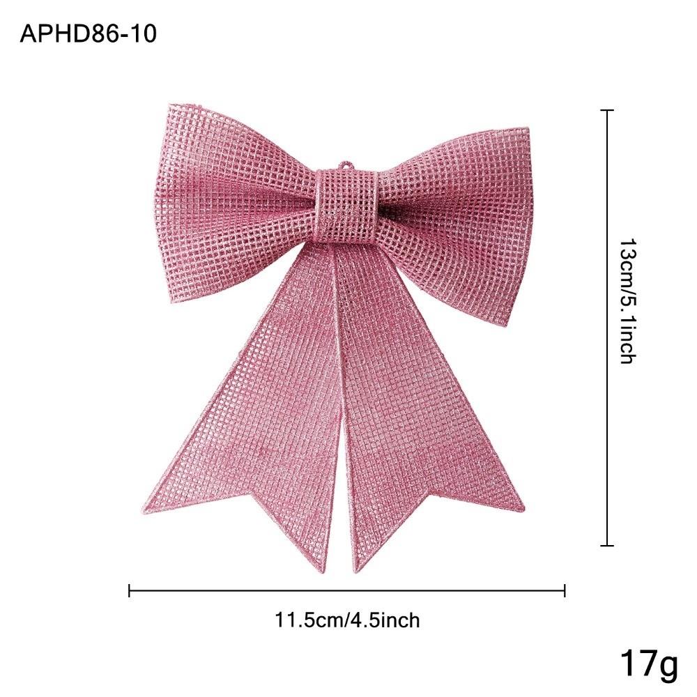 Plastic Christmas Bow Ornament Bow Shaped Holiday Bow Decoration Window Display