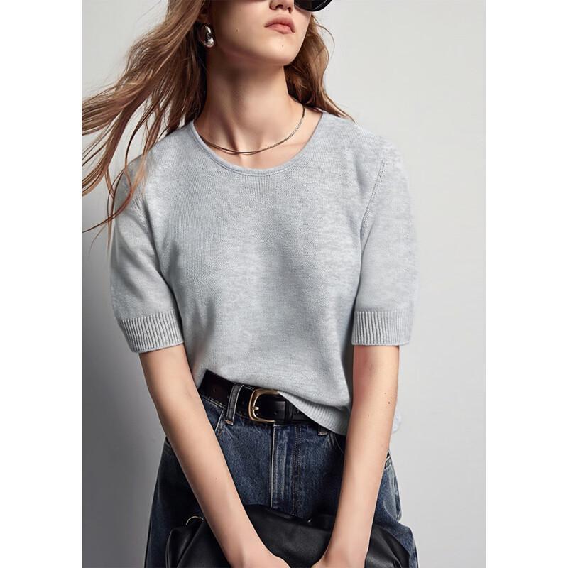 

Women s Autumn/Winter Short-Sleeve Knit Top XL