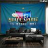 Fc Basel Crest Custom Name Wall Tapestry Aesthetic Wall Hanging Printed Fabric Blanket Decorative Tapestries For Bedroom Living Room Home Decor
