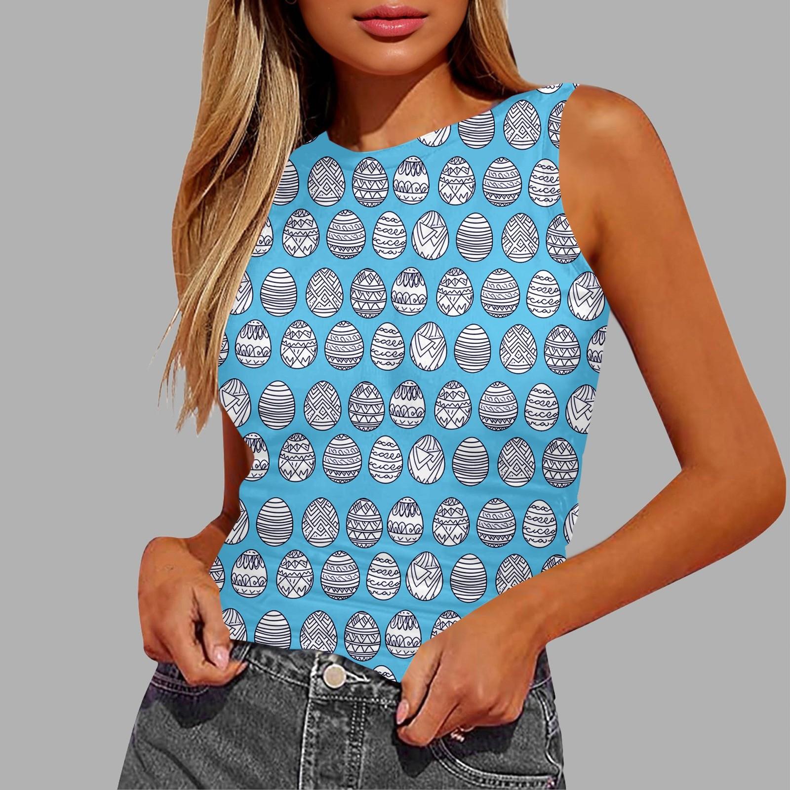 

Женский топ-майка без рукавов с плиссировкой L синий