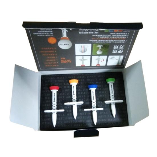 4 bucăți tricouri de golf cu cap mare premium îmbunătățit, durabilitate ridicată, indepartabile, reglabile pe înălțime, accesorii portabile pentru tricouri de golf