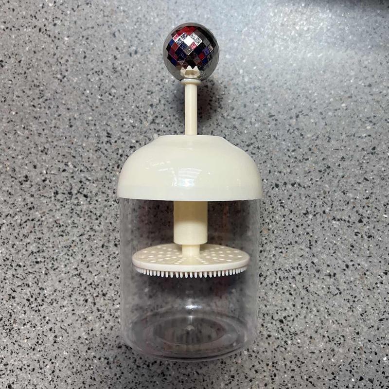 Пенкообразователь для умывания лица с силиконовой щеткой – Автоматическое устройство для создания пузырьков для бережного очищения кожи лица