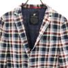 LOVELESS Check Pattern 7 Minutes Sleeve Seersucker Tailored Jacket 2 Men's Used