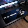 Derby County Benutzerdefiniertes Großes Mauspads, Personalisierter Name Textdruck, Fußball Logo Rutschfeste Schreibtischmatte Gaming Geschenk