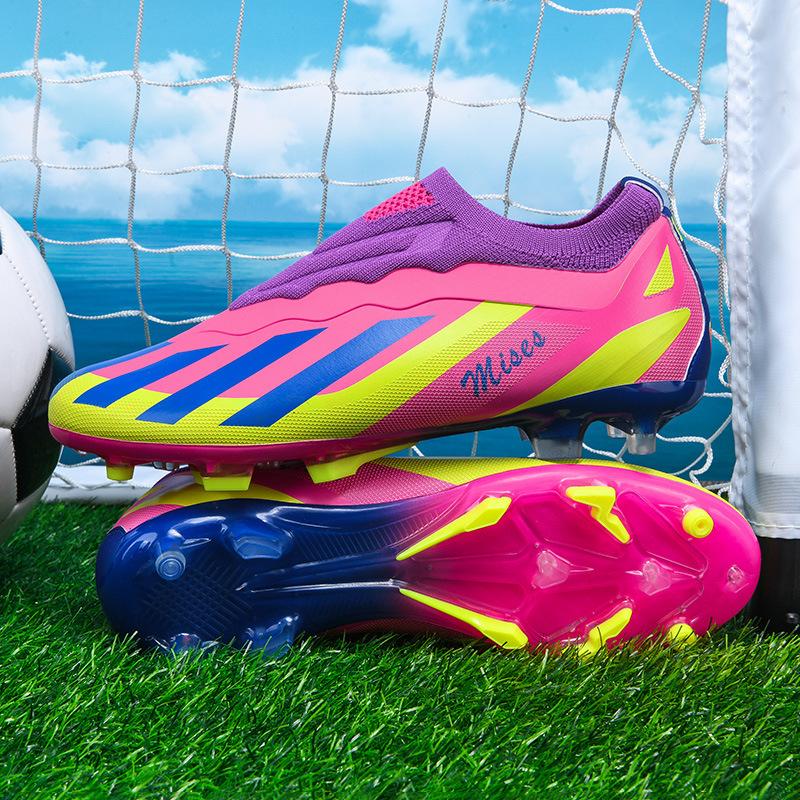 New Grass Large Size Adult Men'S And Women'S Football Shoes Youth Ag Spikes Grass Football Shoes