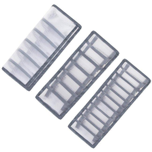 Underwear Organizer Supretto, Grey, Set of 3 pcs.(Art. 6002)