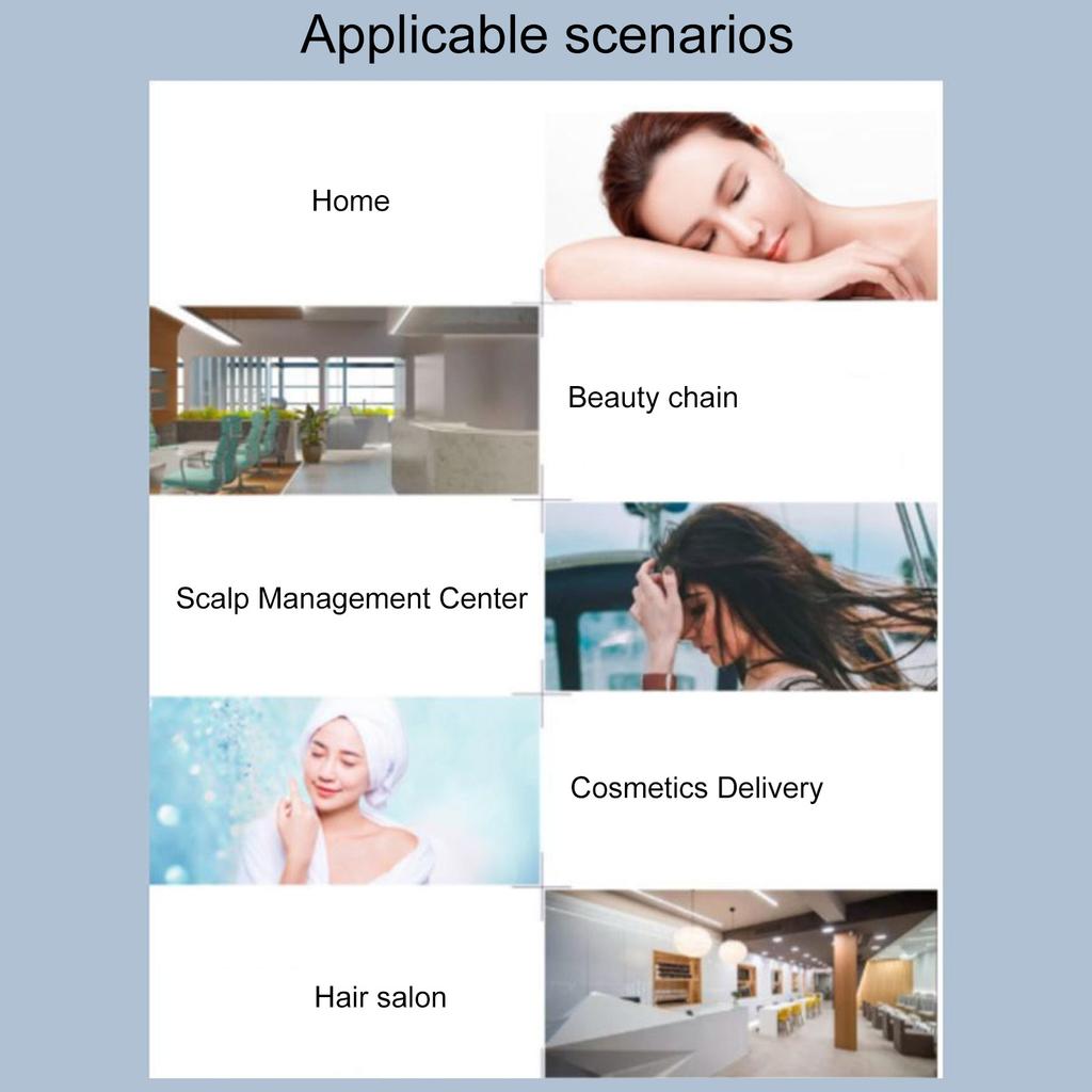 Skin Hair Detector 1MP Camera Wireless WIFI Mobile Phone Oil Dry Hair Follicles Scalp Detector