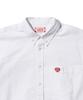 AECA Aeca Chambray Oxford Half Shirt-White
