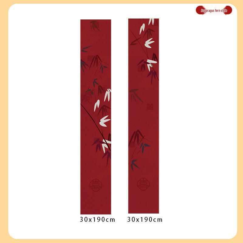 Chinese Bamboo Wedding Banner: Long Hanging Strip for Door or Room Decor