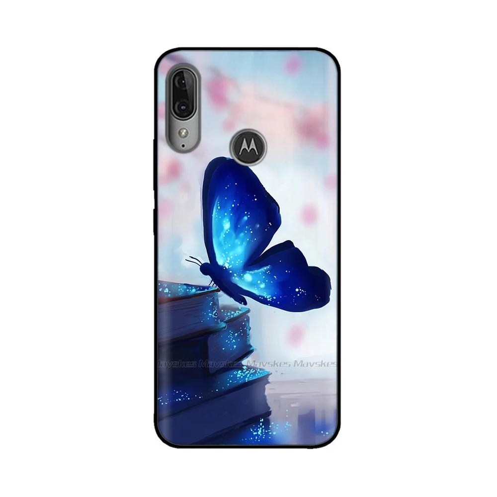 For Moto E6 Plus Case Soft Black Silicone Phone Back Cover For Motorola Moto E6 Play E6s 2020 MotoE6 Plus Case Cover Coque Funda