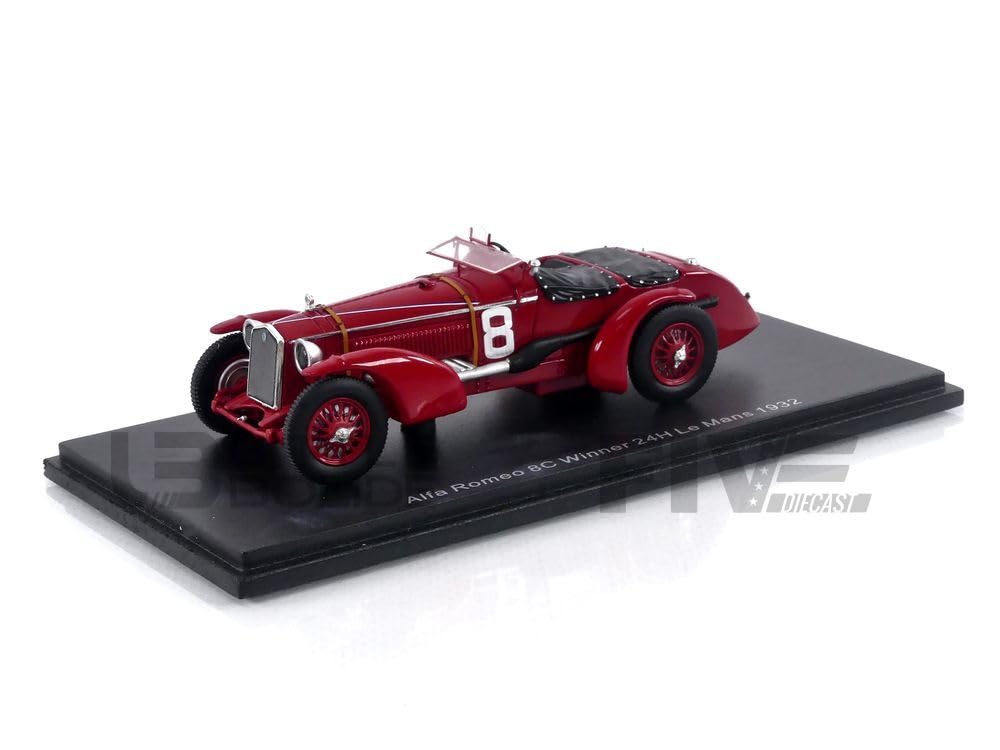 Spark Alfa Romeo 8C 1932 Le Mans 24H Winner 1/43 #8 R.Somer/L.Chinetti