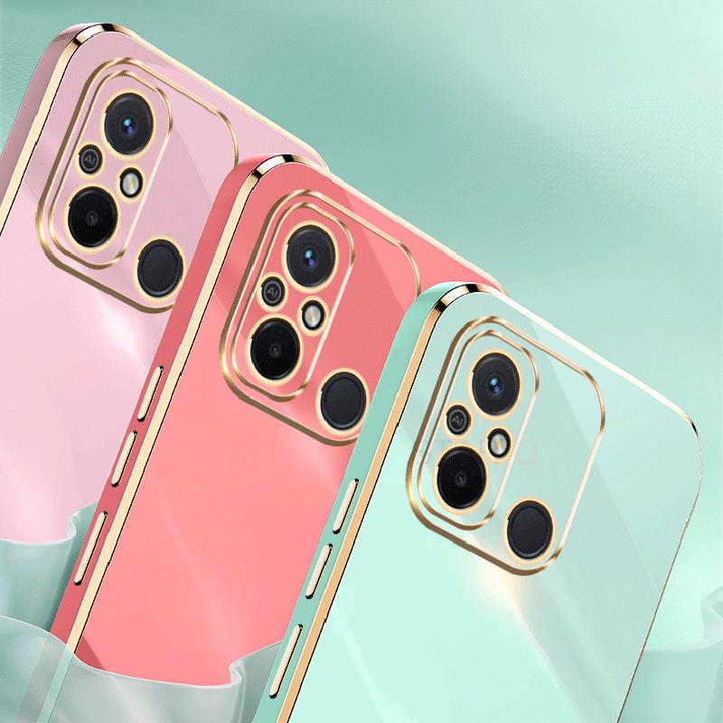 Husă pentru suport pentru inel de telefon pentru Xiaomi Redmi 12C 12 C 10C 9C Nfc Fashion Luxury Plating Silicon Stand Cover Back Cover Funda Redmi12c