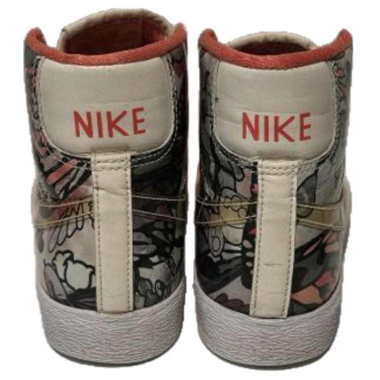 Nike  Blazer High Women Sneakers Cream Sail Sail-Bright-Coral-White 317808-115
