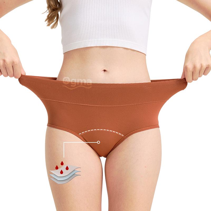 Breathable Leak-Proof Multi-Color Menstrual Underwear with 3-Layer Absorption