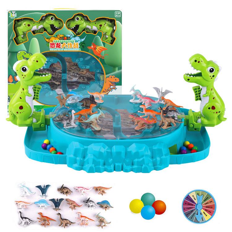 Children'S Educational Double Competitive Dinosaur Shooting Big Battle Desktop Toy Parent-Child Interactive Shooting Hit Me Duck