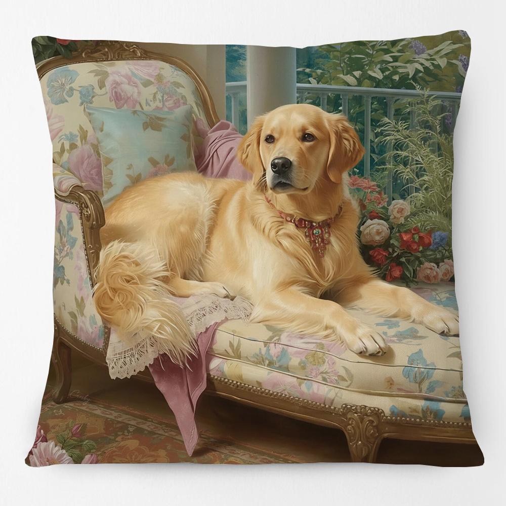 Dalmatian Labrador Retriever Dachshunds Sausage Dog Print Decor Sofa Cushion Cover Pillowcase