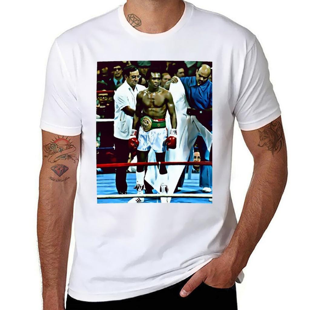 Sugar Ray Leonard Tshirt Work Style Casual Tshirt