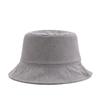 New Cross-Border Corduroy Bucket Hat Large Head Circumference Fashionable Versatile Casual Internet Celebrity Digital Sun