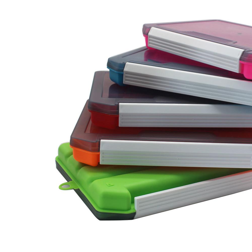 Colorful Single  Layer  Insert  Bait  Box Lure Storage Tool With Insert Function Fishing Accessories Store Boxes Fishing Tackle