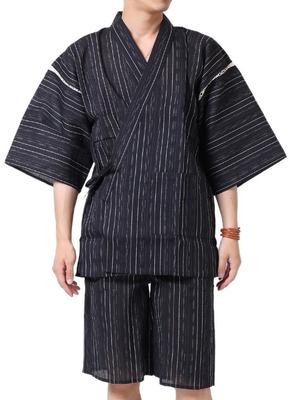 Arcade Shijira Gewebter Jinbei und Japanische Größe C Muster Herren (Oberteile Unterteile) Set, Stil, Sommer, Kühl, M,