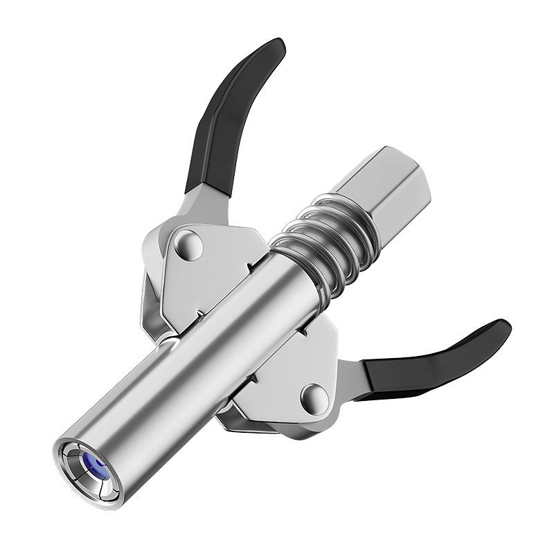 Self-Locking Grease Gun Nozzle – High-Pressure Locking Pliers Type Accessory