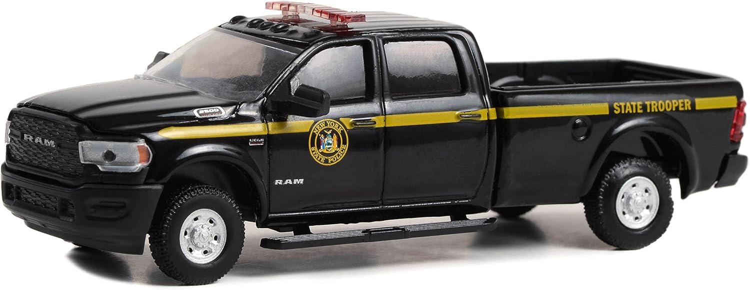 

Greenlight Dodge Ram 2500 Pickup 2021 New York Police Hot Pursuit RAM NYPD Dodge Police Car Diecast Model Car 1/64 чёрный