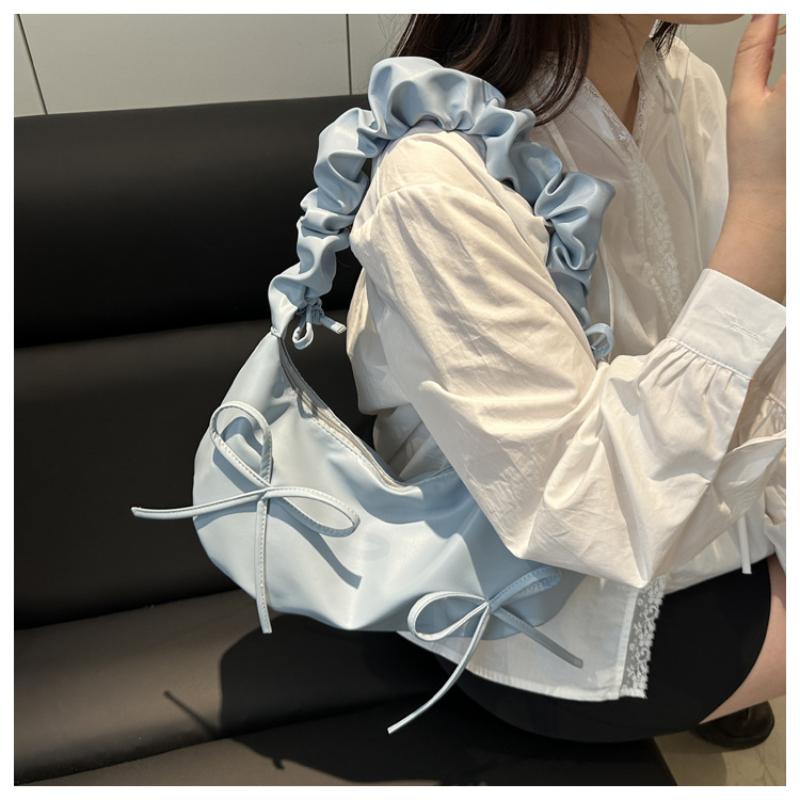 1Pcs Lazy Style Large Capacity Hobo Casual Bags Fashion Trend Women Single Shoulder Bag For Students Girls