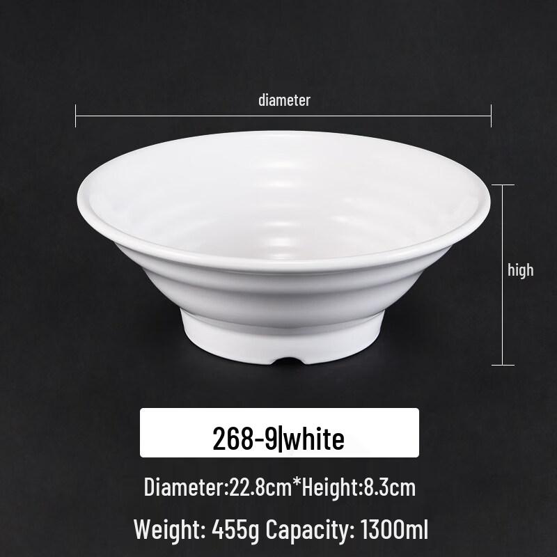 

Commercial Melamine Ramen Noodle Bowl