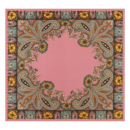 Yousheng Kerchief Cashew Pattern Faux Silk Scarf Soft Smooth Bright Color Kerchief Simulated Silk Texture Kerchief