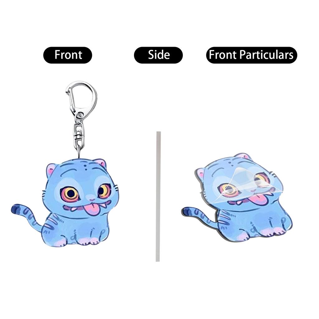 KPOP Hexenjagd Adventskalender Blind Box Rucksack Flacher Acryl-Schlüsselanhänger Anhänger