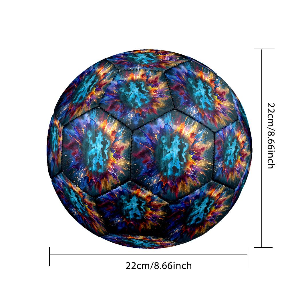 Chelsea FC Theme soccer ball Size 5 Soccer Ball Soft Touch Professional Training Football for Outdoor Sports