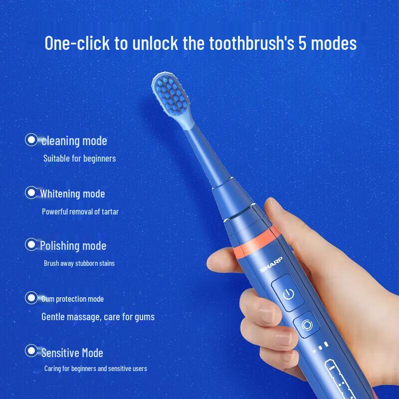 Sharp Smart Sonic Electric Toothbrush CN Plug (adapter Included)