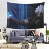 My Hero Academia Dabi Anime Manga MHA Blueflame Tapestry Wall Hanging Aesthetic Home Decor Tapestries for Living Room Bedroom