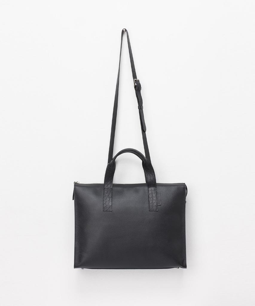 Bedford11Th Slim Boston Briefcase [Black Combo]